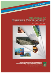 					View Vol. 5 No. 1 (2022): ISSN : 2528-3987 - The Journal of Fisheries Development
				